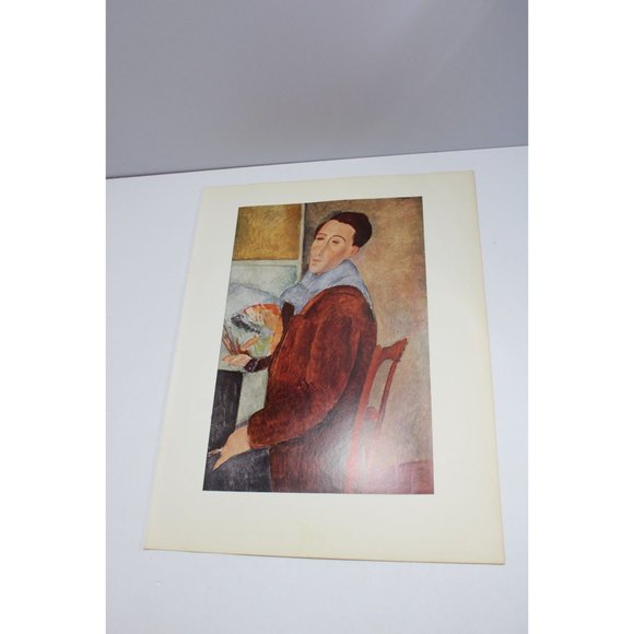 Modigliani Print Self Portrait Vintage 88892 - Picture 2 of 5